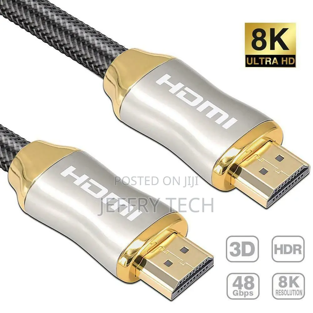  HDMI 2.1 Cable With 48gbps 7680P Ultra High Speed 5m