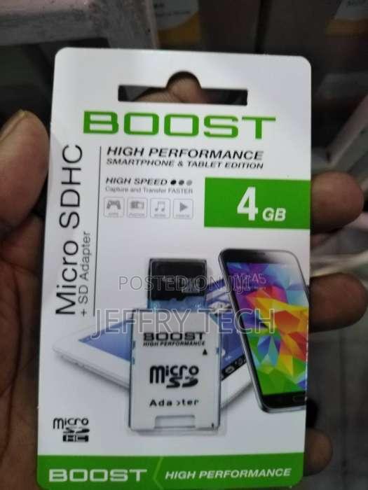 Micro SD- Boost Memory Card 4GB