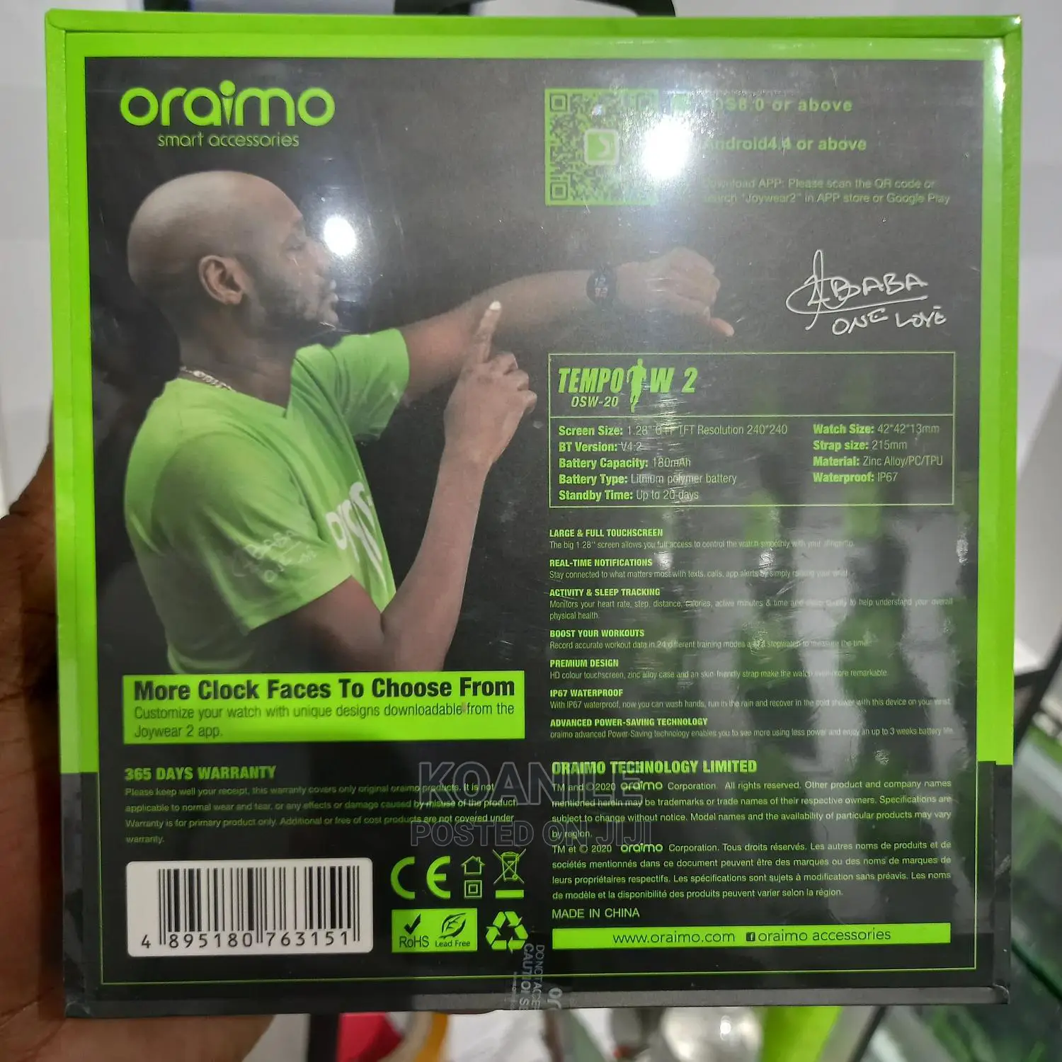 Oraimo OSW 20 Smart Watch