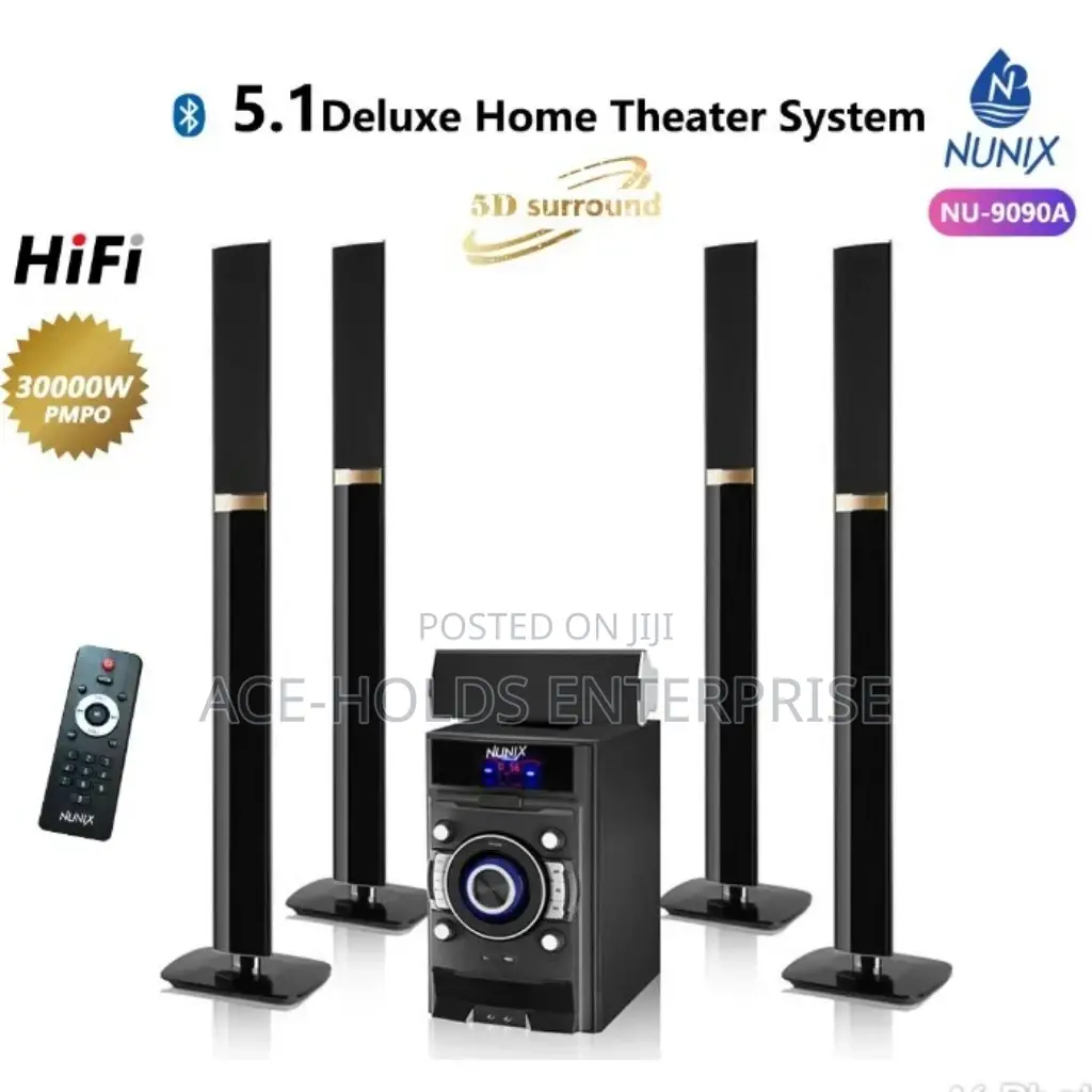 5.1 Nunix NU-9090A Deluxe Home Theater System.