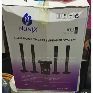 Deluxe Brand New 5.1 Nunix NU-9090A Home Theater System.