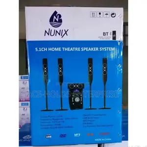 Brand New 5.1 Nunix NU-9090B Deluxe Home Theater System.