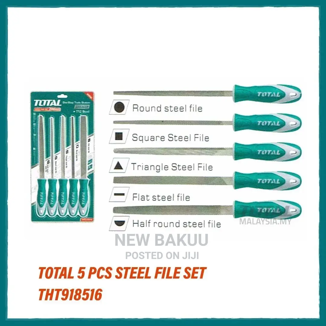 5 Pcs Steel File Set THT918516