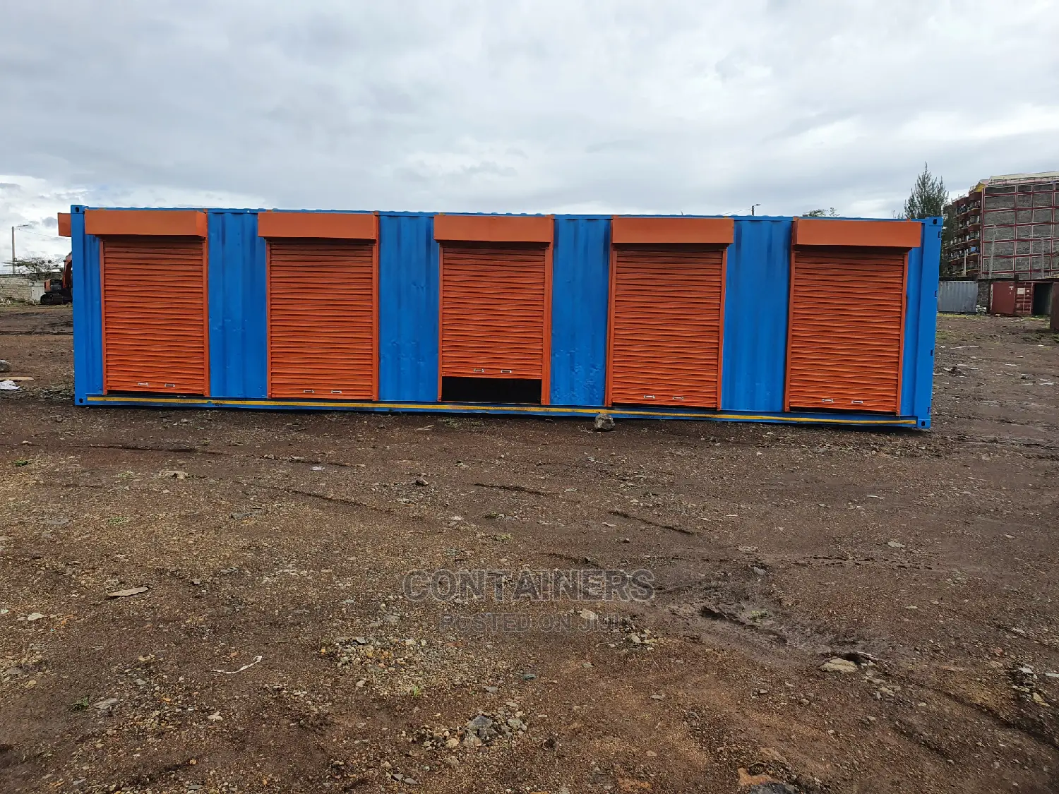 40ft Container Stalls Painted to Color of Choice