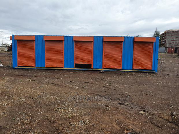 40ft Container Stalls Painted to Color of Choice