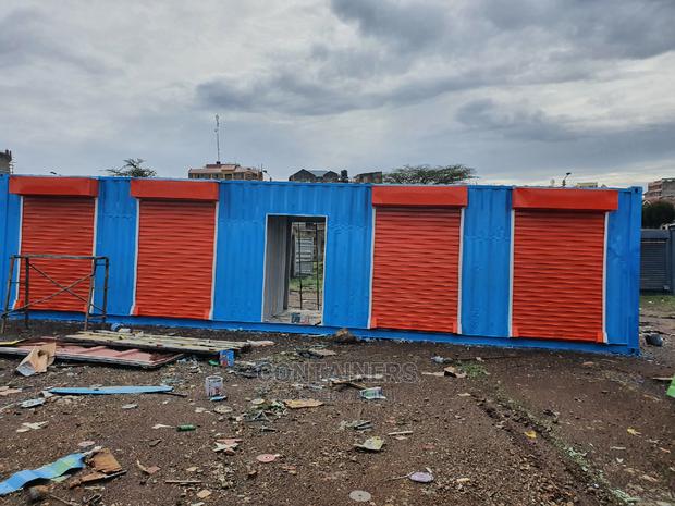 Neatly Done 40ft Container Stalls - main view