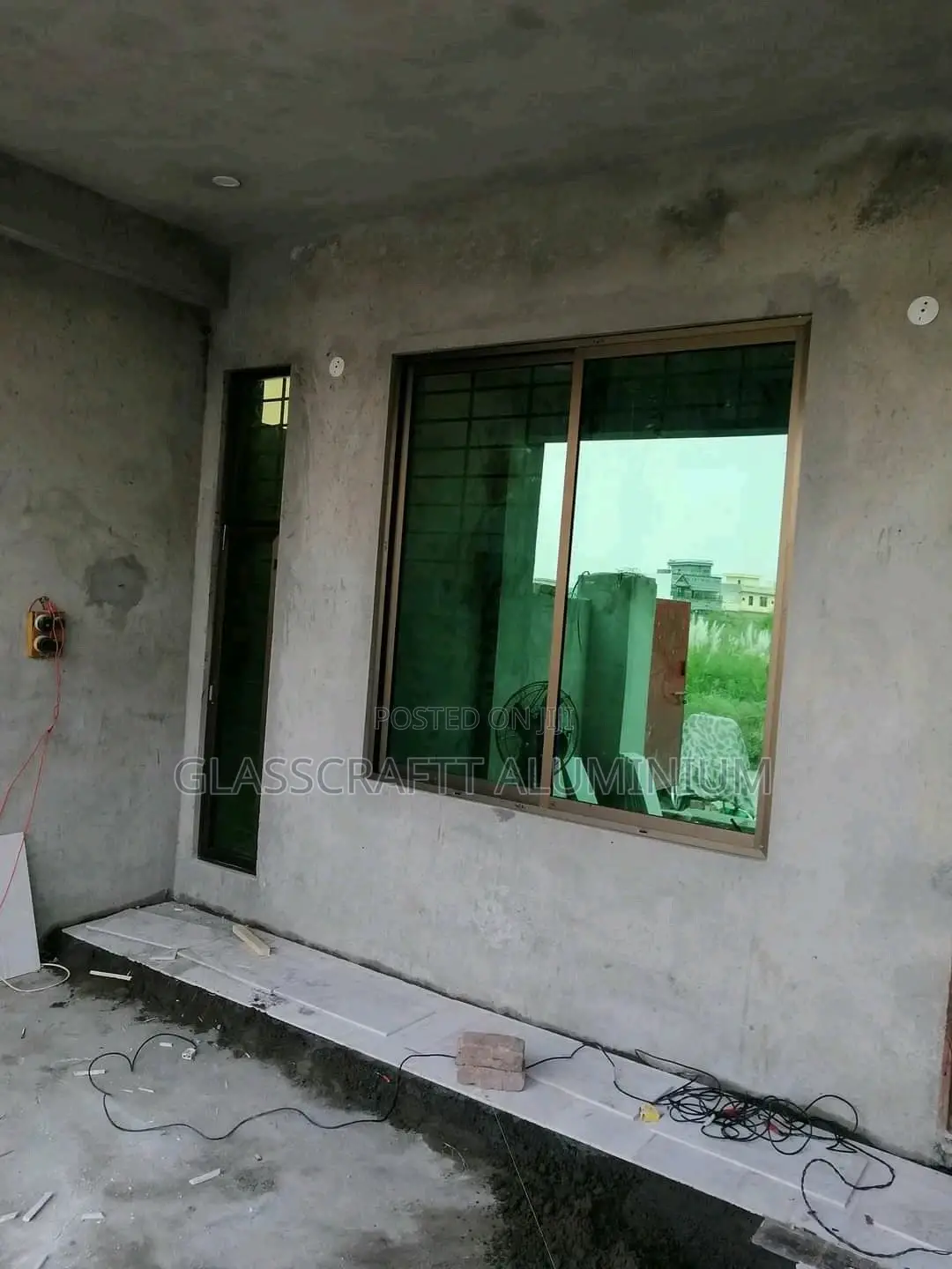 Windows Made of Green Glass