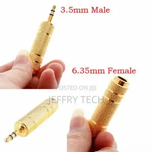 3.5mm Male to 6.5mm Female Stereo MICROPHONE Audio Adaptor M