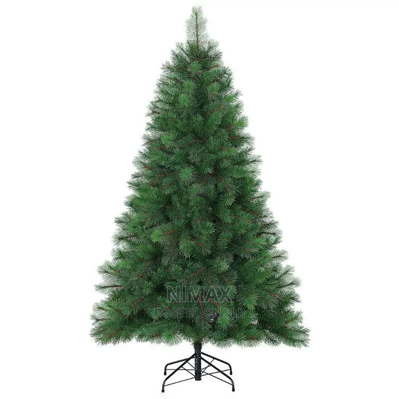 Christmas Pine Tree 6ft/180cms + Free Warm White Led Lights.