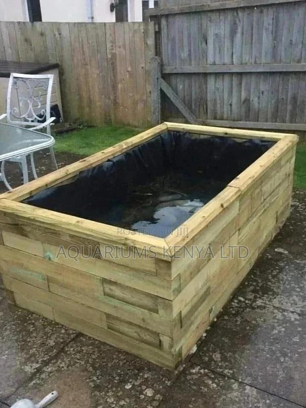 Wooden Raised Fish Ponds - main view