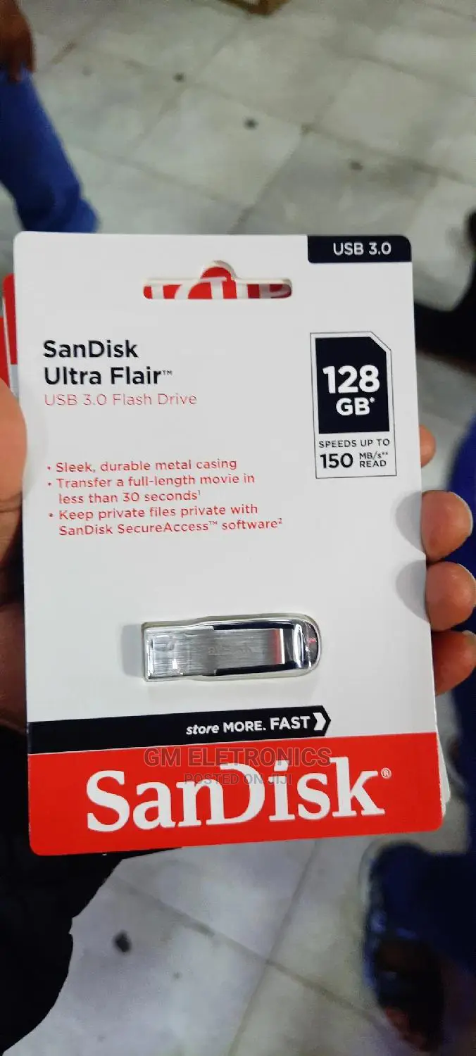 128gb Metallic 3.0 Usb Drive.