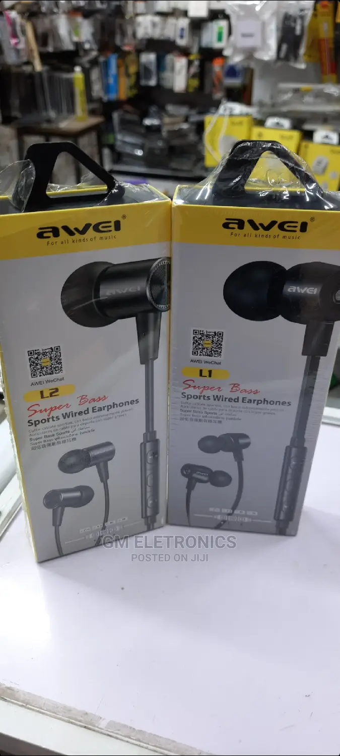 Awei L1 L2 Super Bass Earphones Noise Cancellation