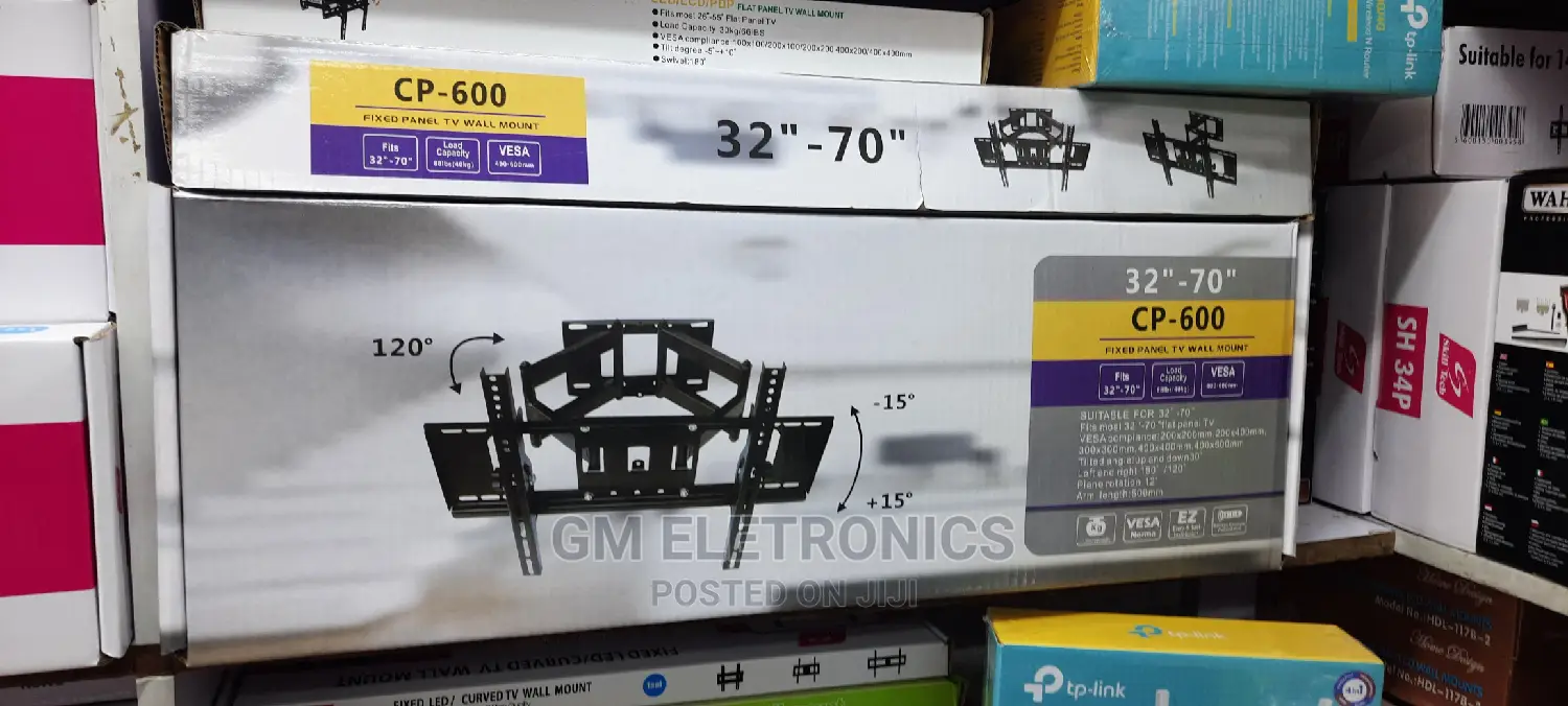 32"-70" Swivel Double Arm Tv Wall Mount