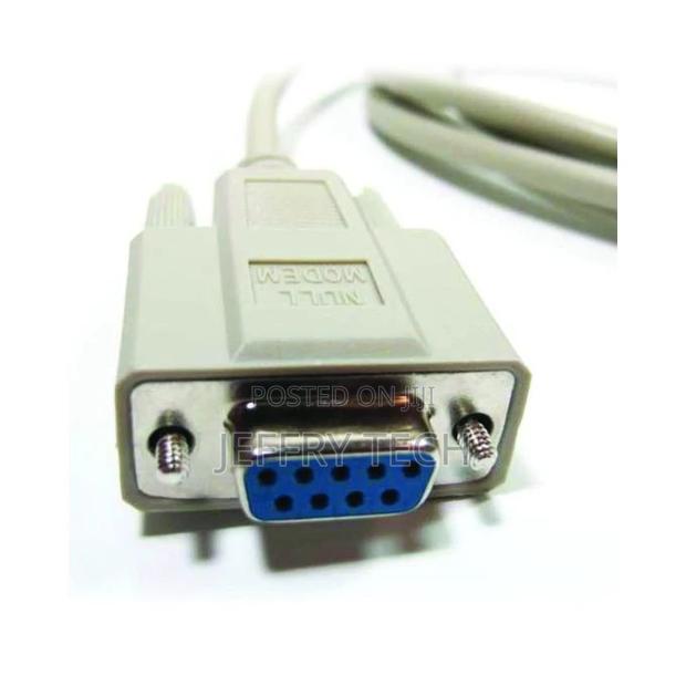 DB9 F/F Null Modem Cable RS232 - 1.5m