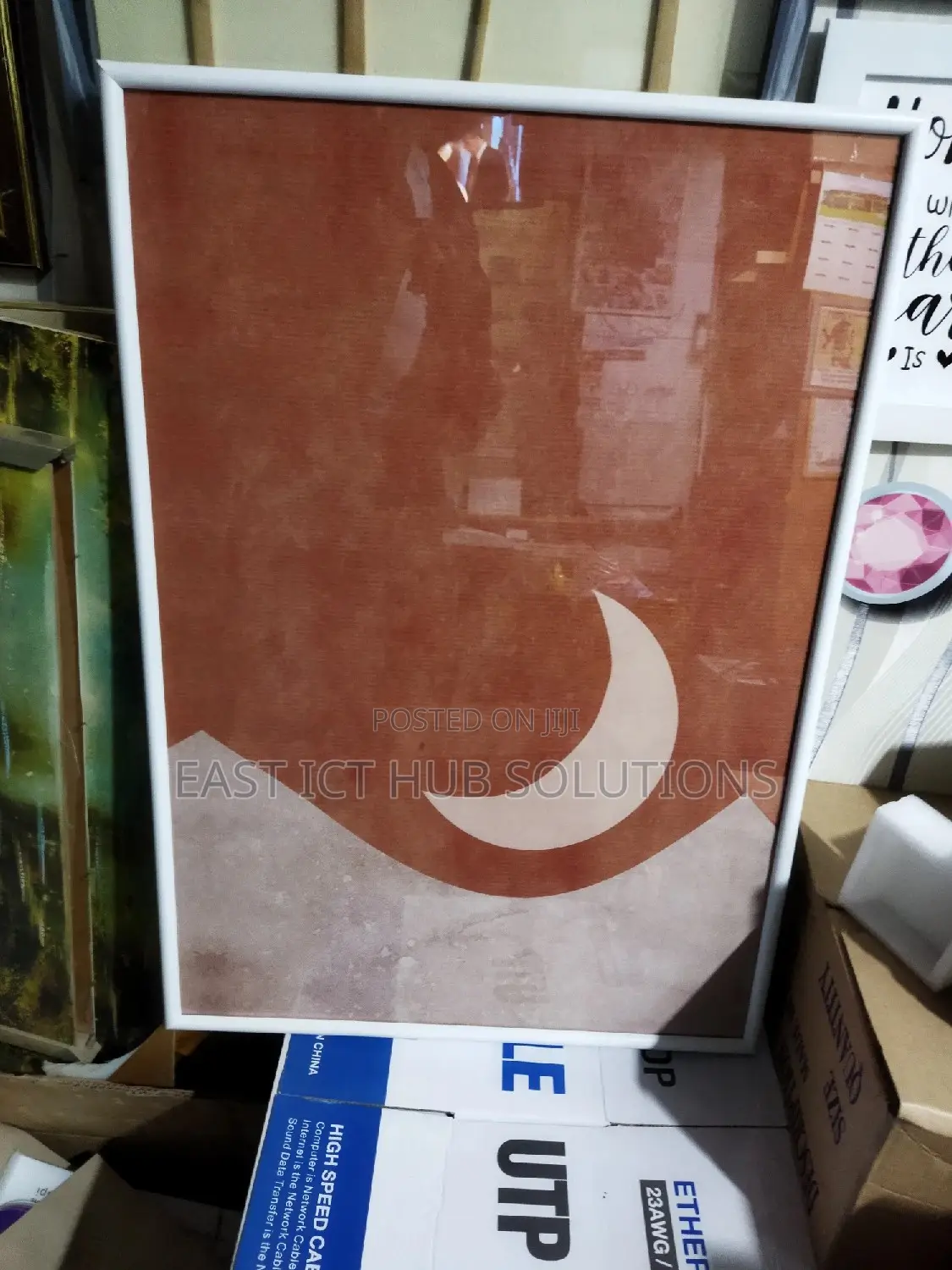 Slim White Frames A2 Size