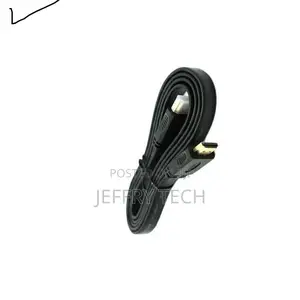 Flat Shape Portable HDMI Cable - 2m - Black