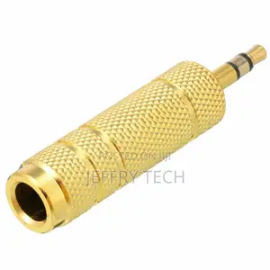 3.5mm 1/8" Male to 6.5mm 1/4" Female Stereo Audio Plug Jack
