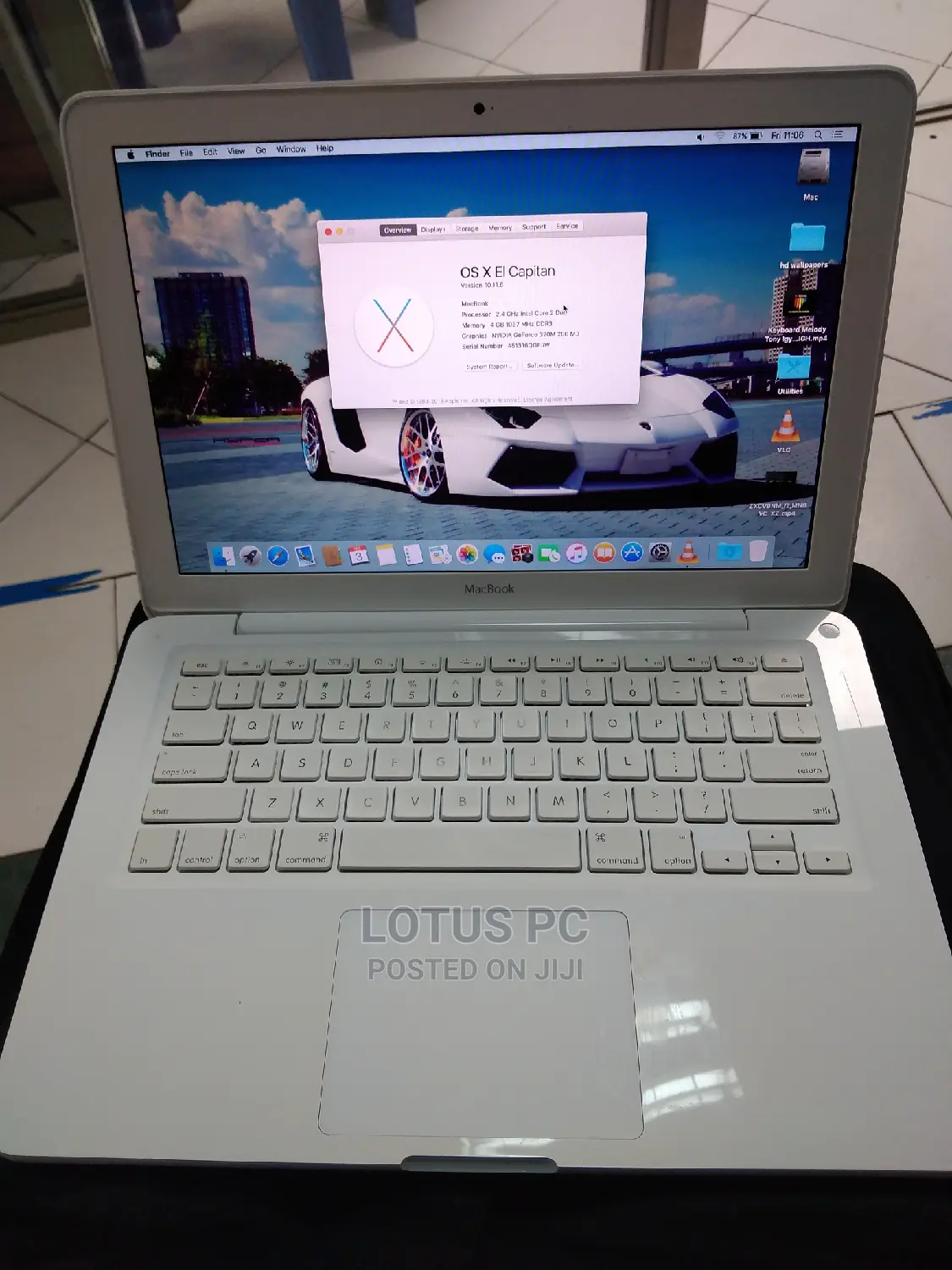 Laptop Apple MacBook Pro 2010 4GB Intel Core 2 Duo HDD 320GB