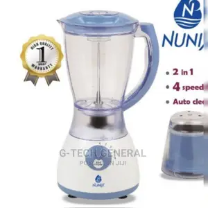 Nunix 1.5L , 2 in 1 Blender With Grinding Machine New Model