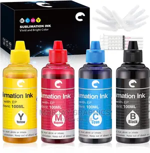Sublimation Ink Refilled Bottles for Inkjet Printers