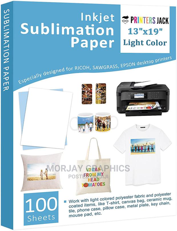 Sublimation Paper 100 Sheets 13" X 19" For Any Epson Inkjet