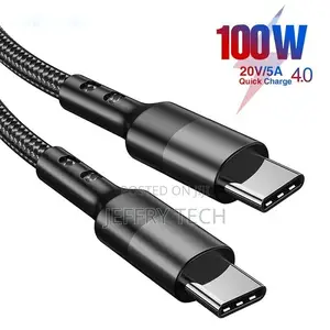 USB C to USB C Fast Charger PD 100W Dual Type C Charging Dat