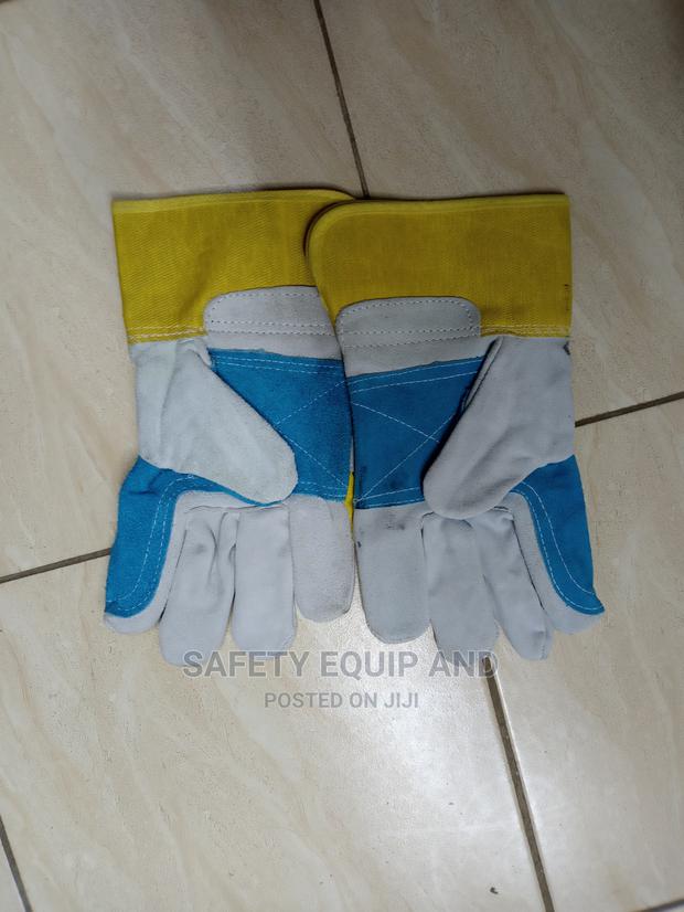 Cowspilt Work Gloves-Double Lined - main view