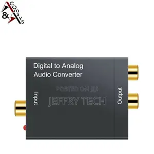 Converter Digital Toslink/Spdif Coaxial to Analog Audio Conv