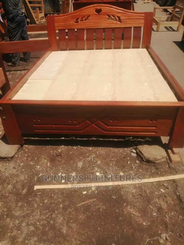 Mahogany Beds 5 by 6 Feets.
