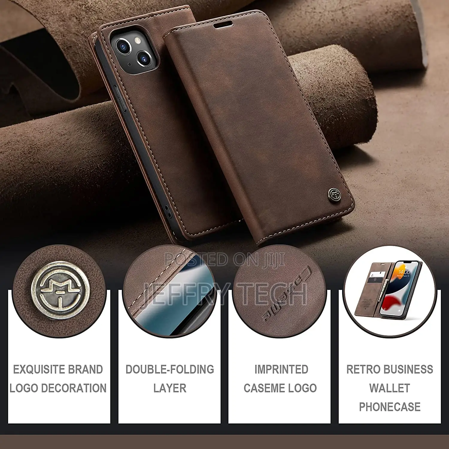 iPhone 13 Wallet Case, Caseme for iPhone 13 Wallet Case, Lux