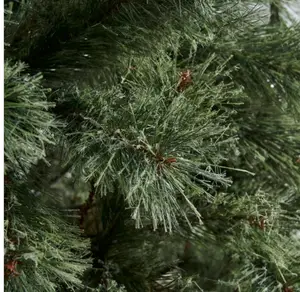 6ft Christmas Pine Tree Snow Themed Branches