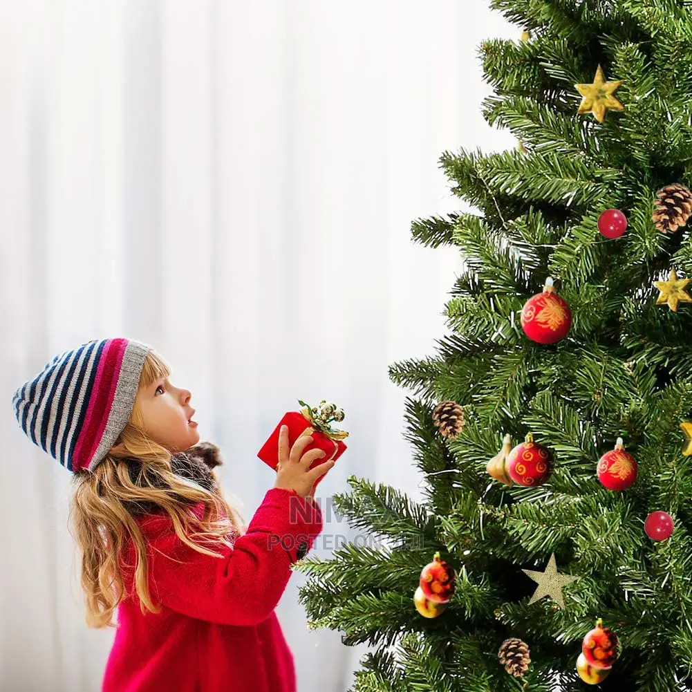6ft Christmas Pine Tree Snow Themed Branches