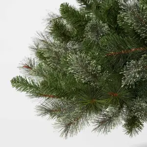 6ft Christmas Pine Tree Snow Themed Branches
