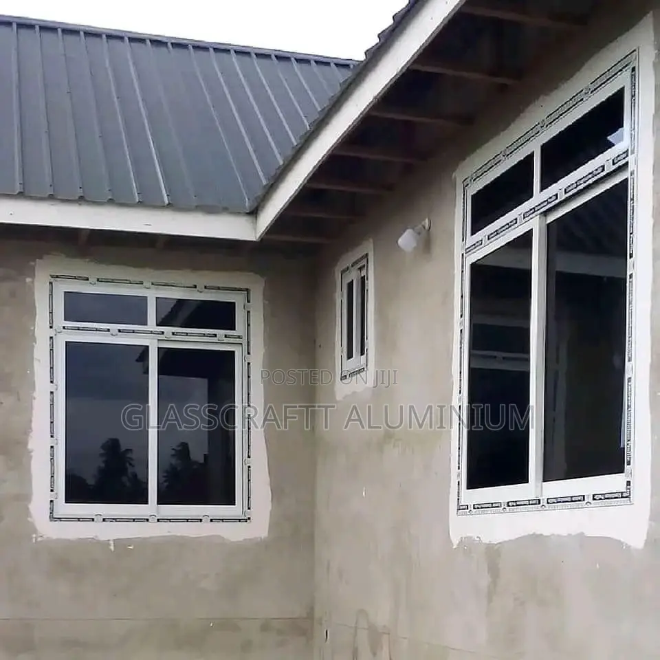 Blue Glazed Aluminium Windows