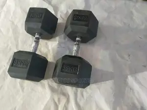 Dumbbells 35kg Hexagon Gym Dumbbells