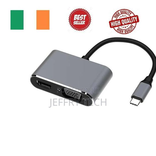 USB C HDMI Type C to HDMI 4K Adapter VGA Audio Video Convert