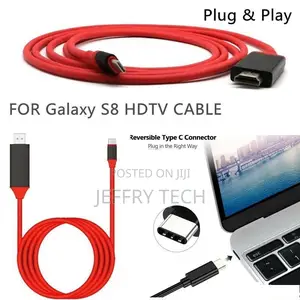 Type C to HDMI HDTV AV TV Cable Adapter for Samsung Galaxy S
