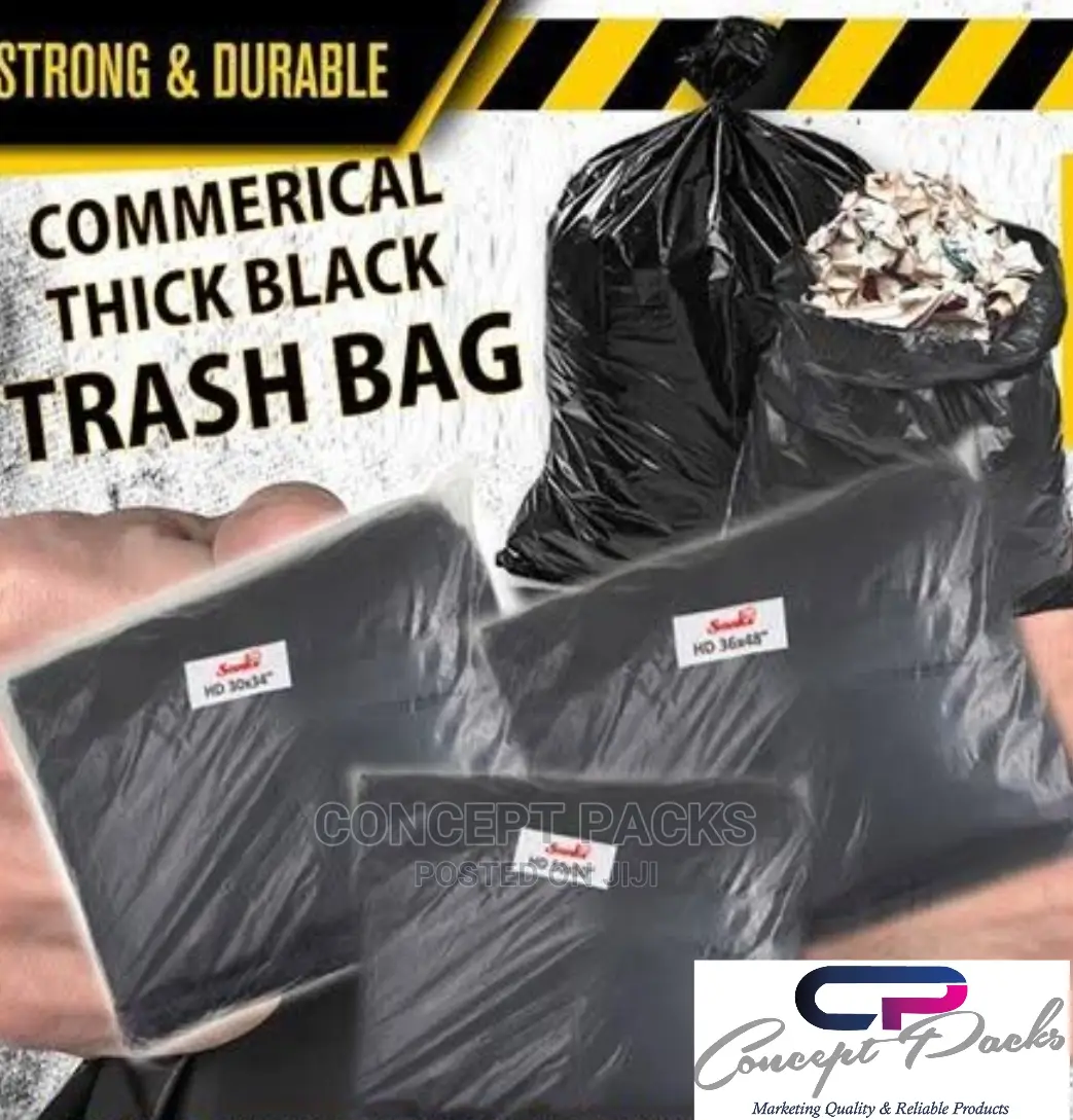 50pcs Normal Size Thick Garbage/Trash/Bin Bags