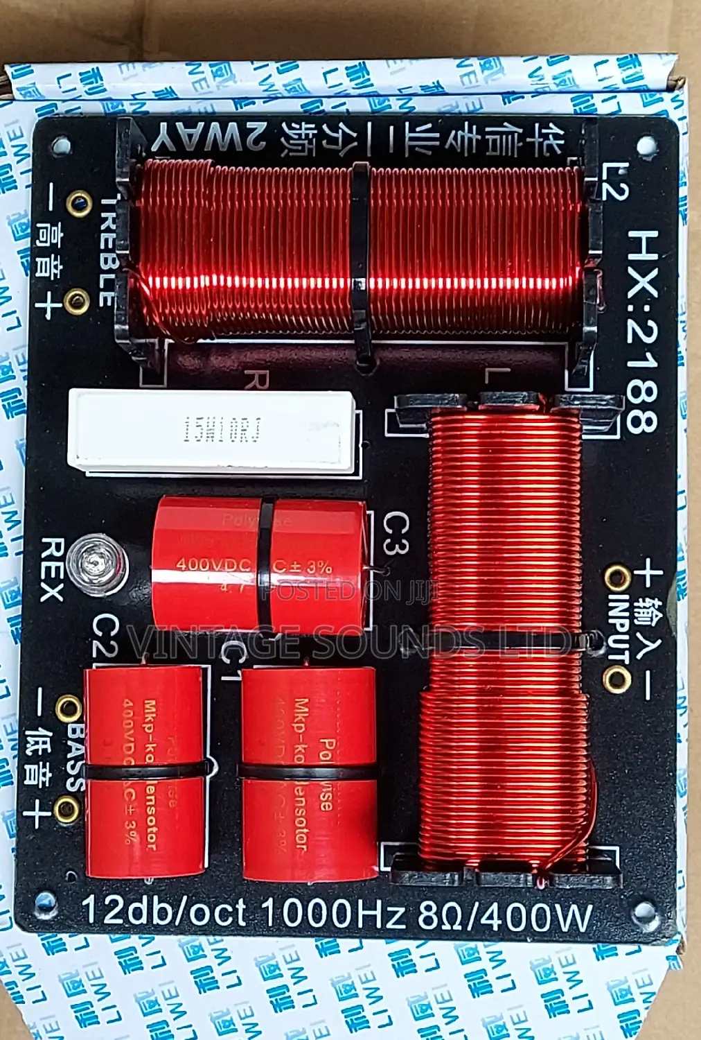 Internal Speaker Crossover for Mid Speakers