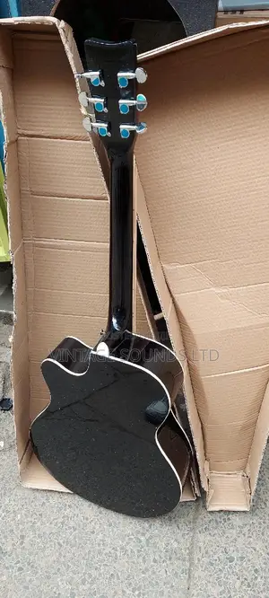 Black 40inch Acoustic Box Guitar