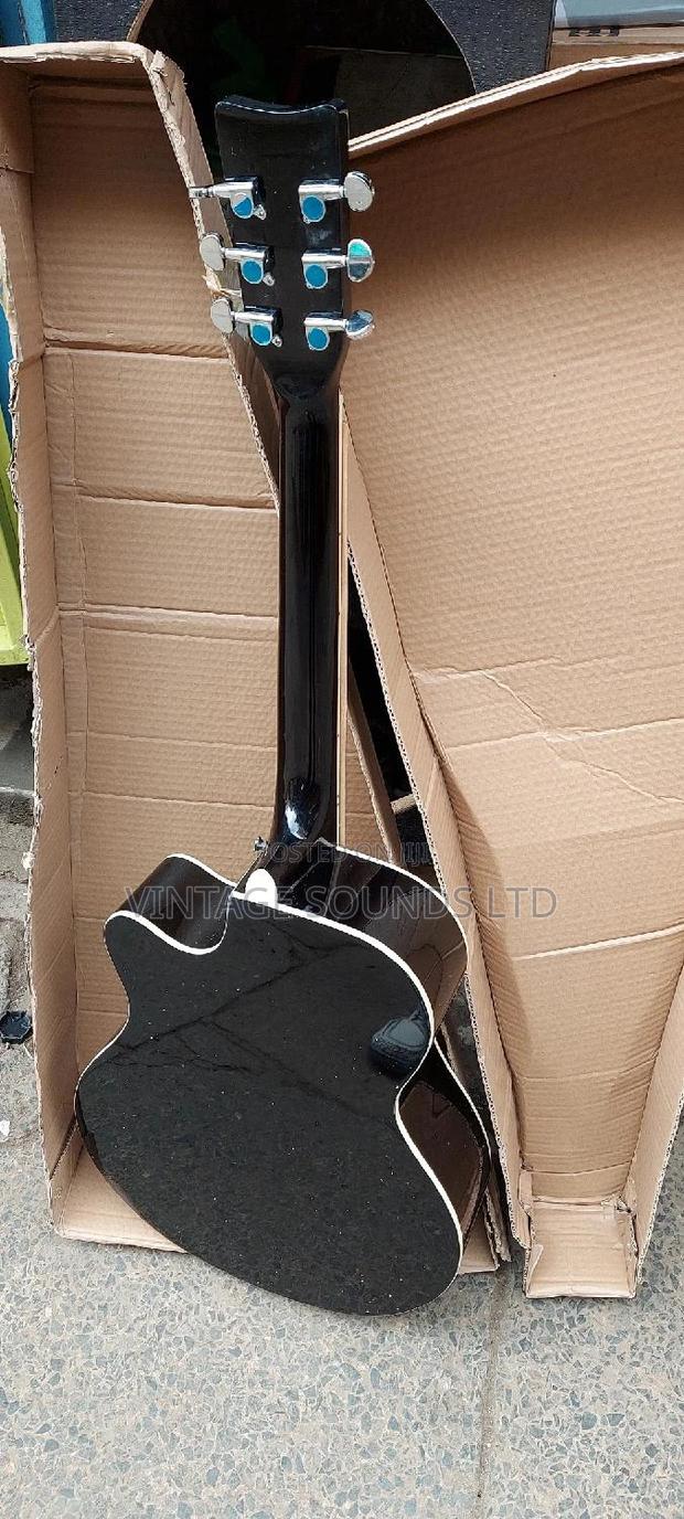 Black 40inch Acoustic Box Guitar - thumbnail 2