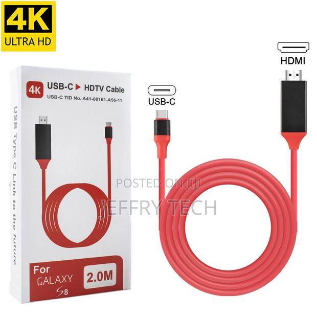 USB Type C to HDMI 4K HDTV TV Cable Adapter for Samsung Gala - thumbnail 2
