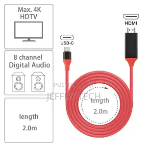 USB Type C to HDMI 4K HDTV TV Cable Adapter for Samsung Gala