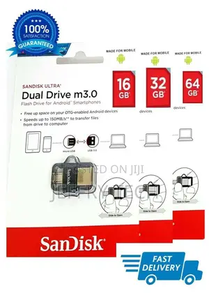 Sandisk 16gb/32gb/64gb M3.0 Ultra OTG Micro USB 3.0 Memory S