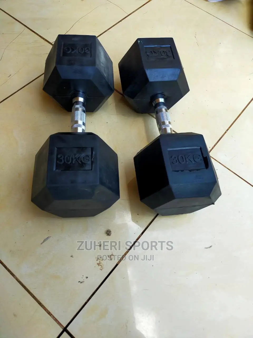 30kg Hexagon Dumbbell