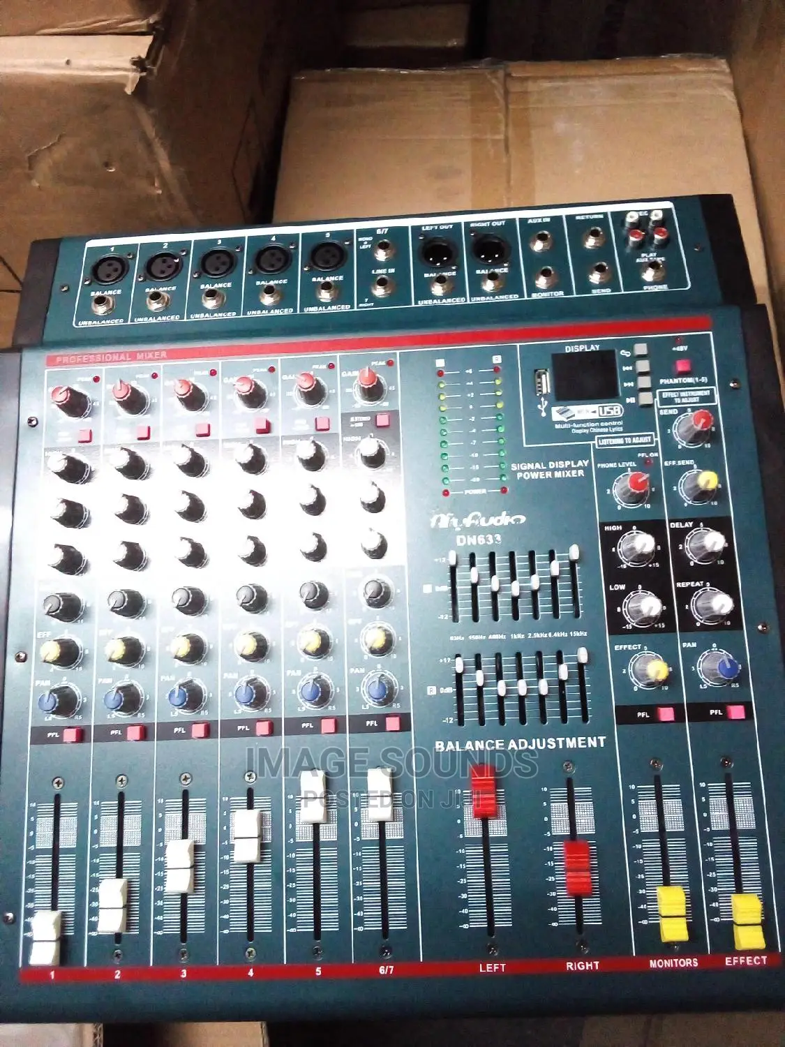 Powered Mixer 6channel -633