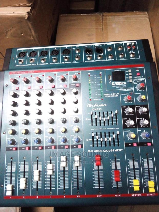 Powered Mixer 6channel -633 - main view
