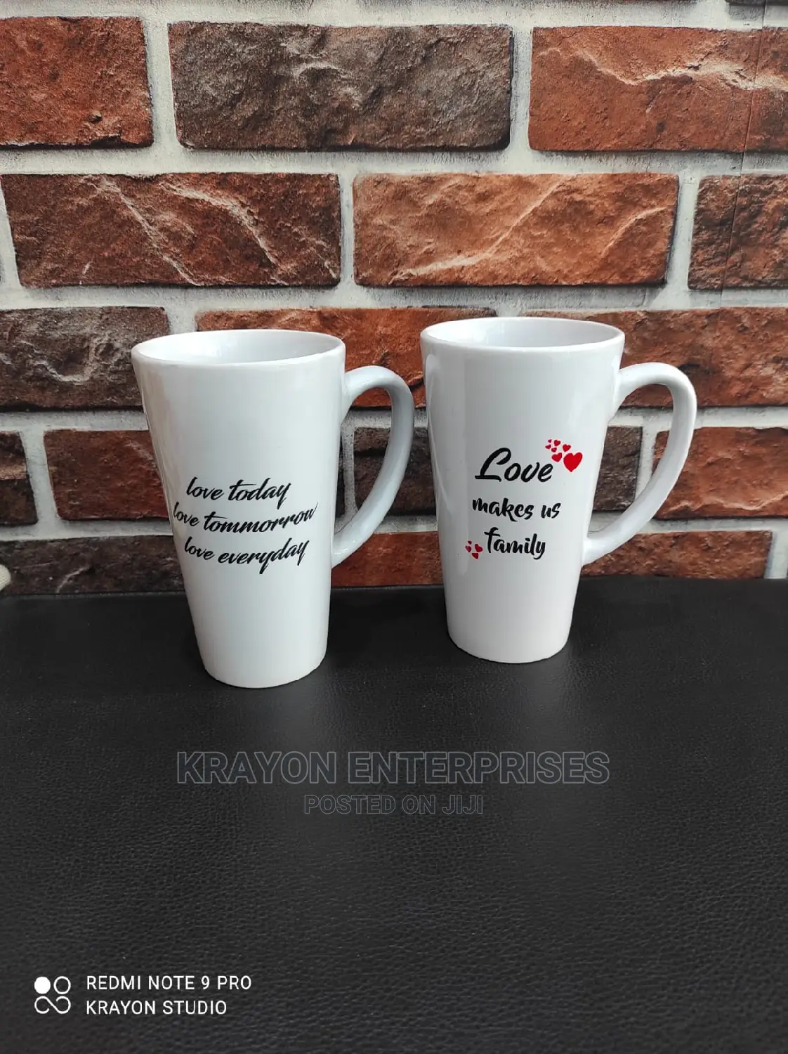Long Conical Mugs