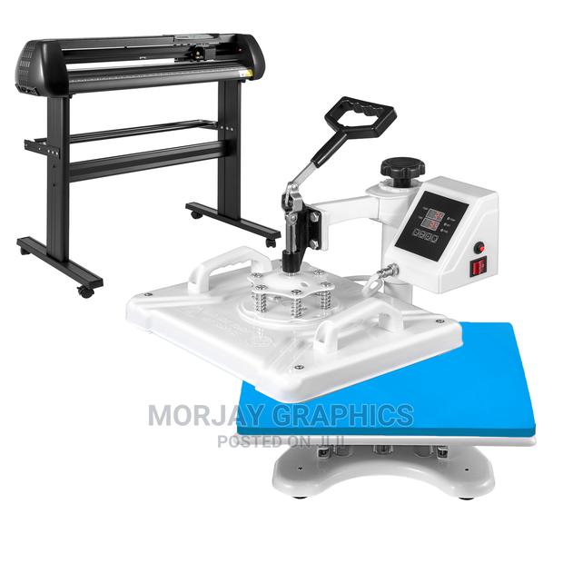 8in1 Heat Press Machine 28" 720MM Vinyl Sign Making Plotter - main view