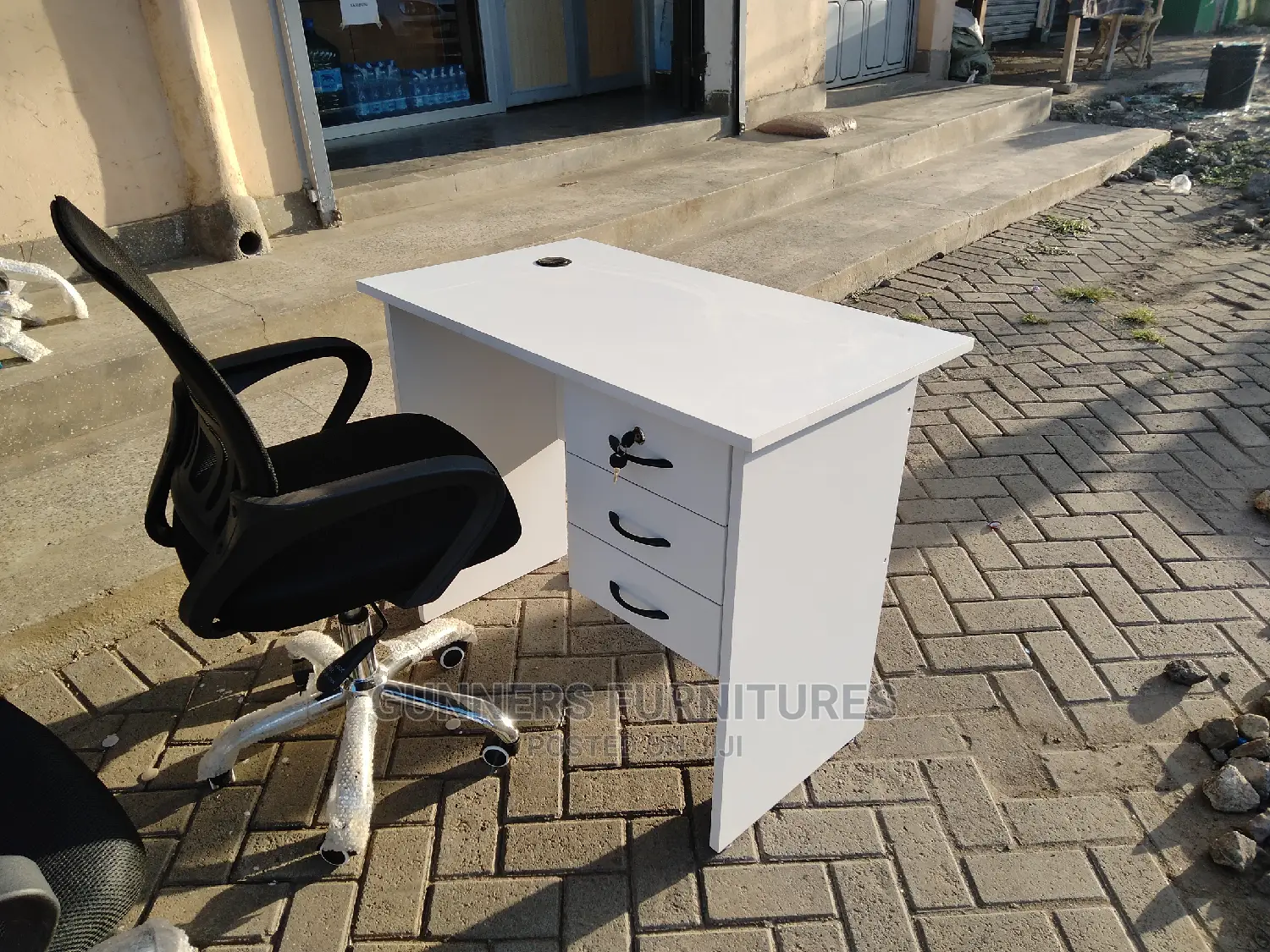 Office Desk and Chair.